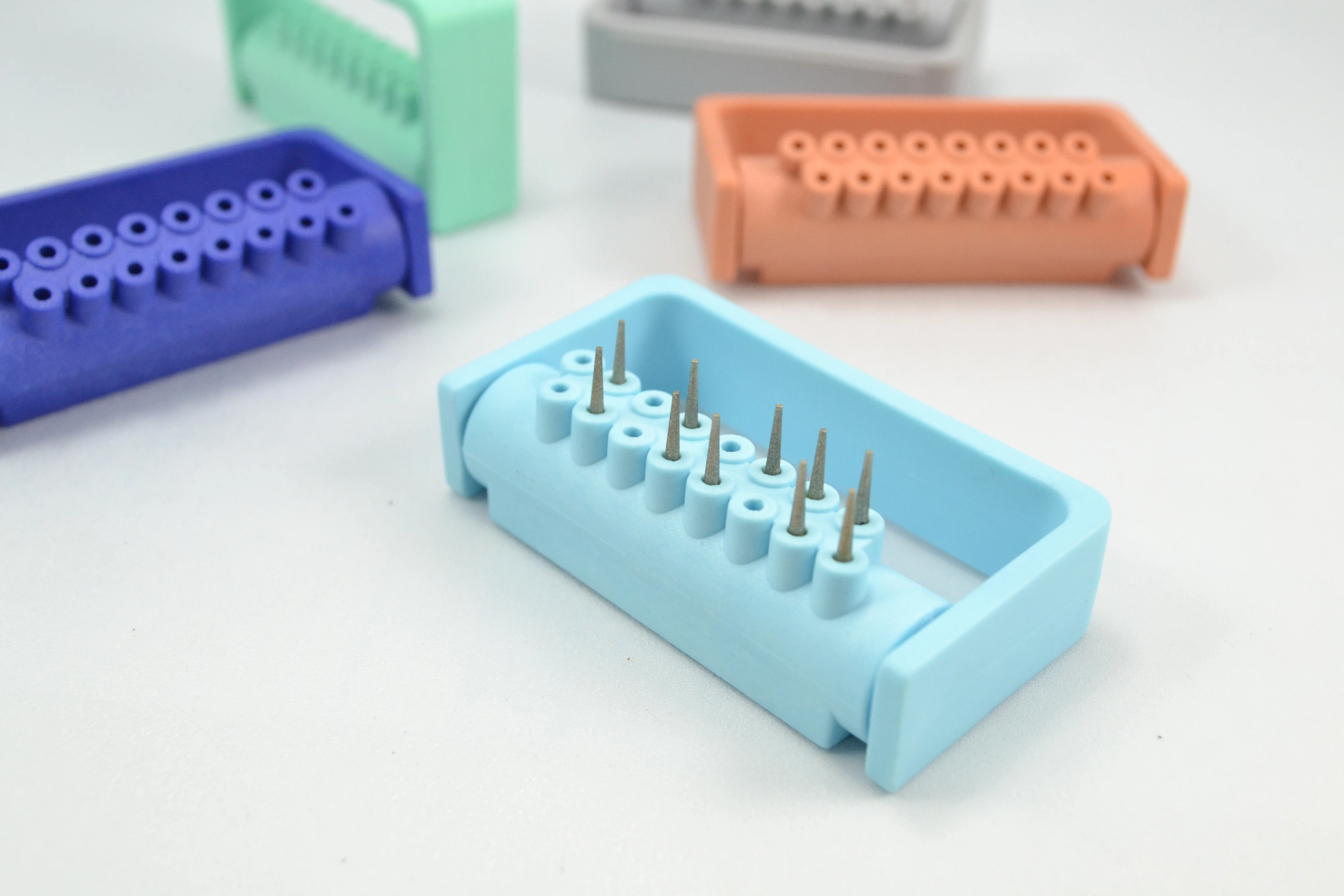 Wholesale Price Dental Plastic Bur Holders For Handpiece Burs /Endo Files Block /Bur box