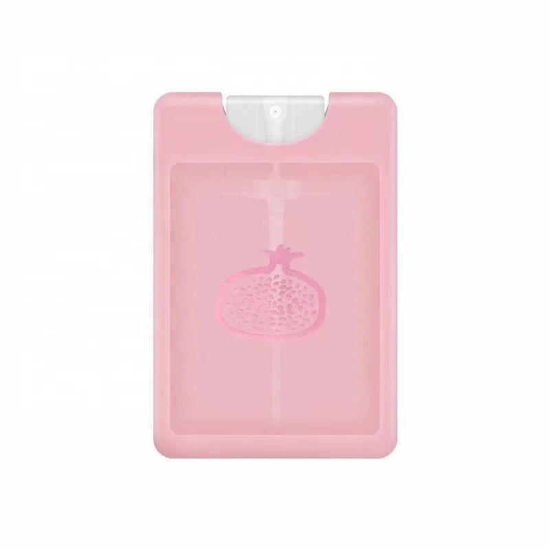 Cellphone shaped plastic travel pocket size alcohol perfume hand sanitizer flat mist spray credit card bottle