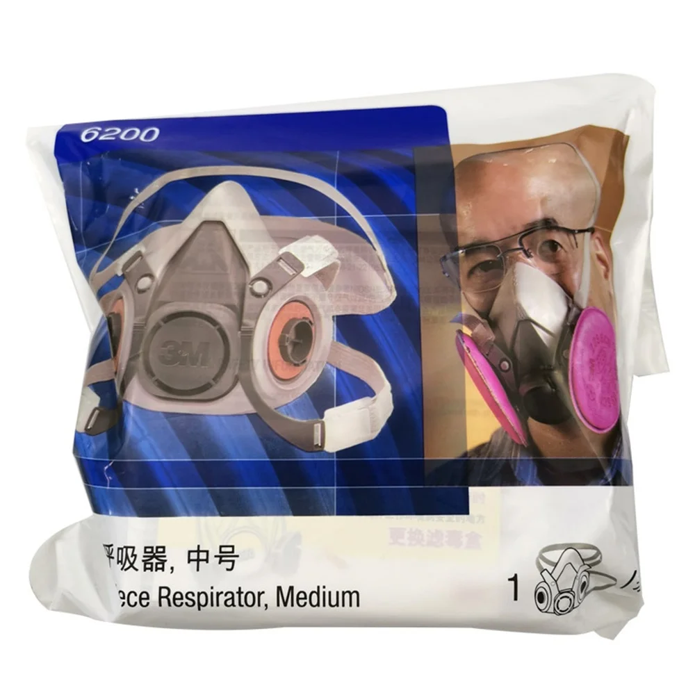 
6200 Christmas Day Trend Half Face Gas Mask Respirator 