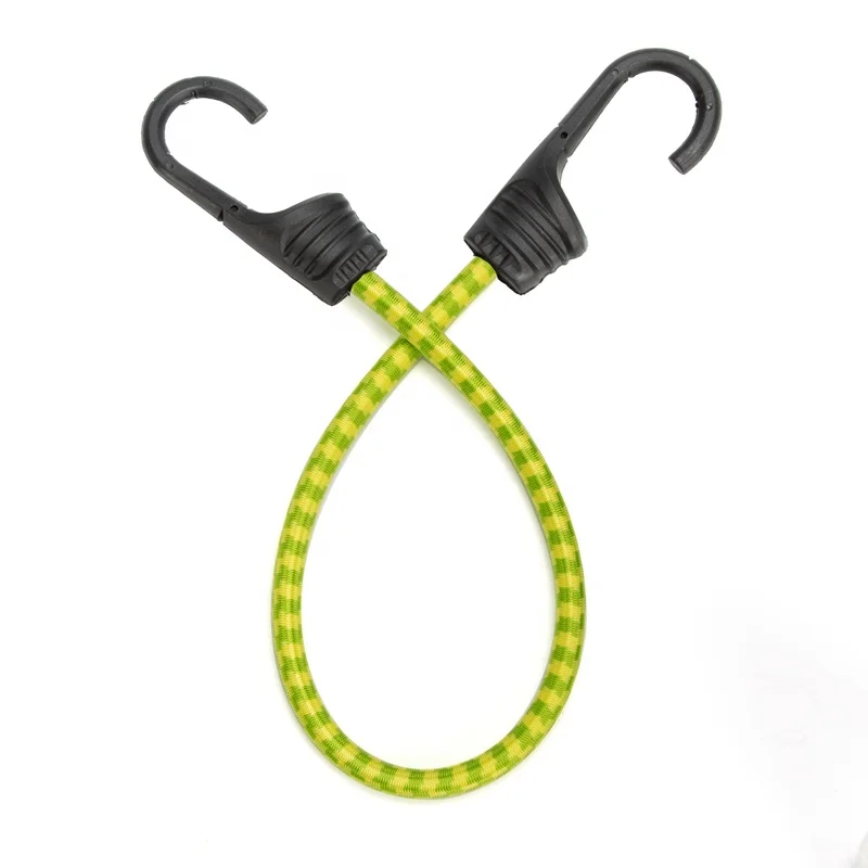 Heavy Duty Luggage Strap Round Elastic Shock Cord Bungee Cord with Hook