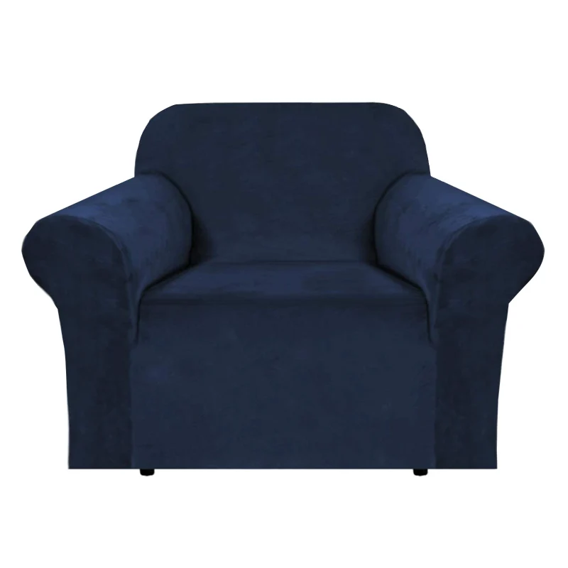 Velvet Stretch Sofa Cover 1 Cushion Couch Covers Armchair Covers for Living Room Armchair Slipcovers for Chairs