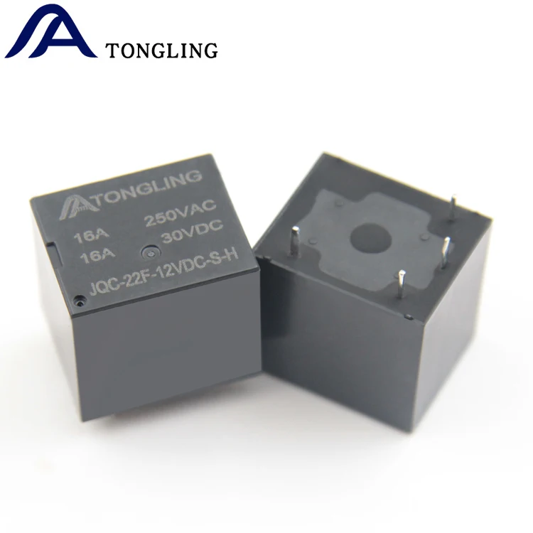 JZC 22F JQC-22F 5V 6V 9V 12V 24V 4 Pin 16A Small PCB Relay