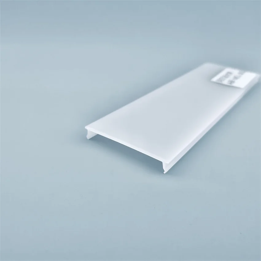 Can Be Customized Opal Milky White Extruded Profiles Channel Diffuser Pmma Led Light Cover