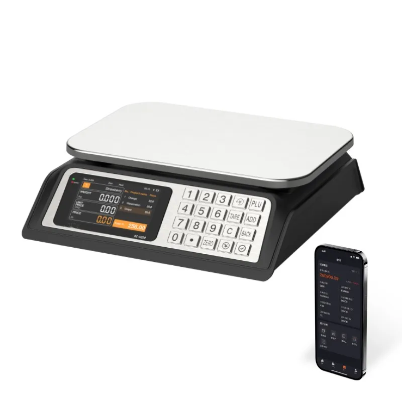 Veidt Взвешивание RC-A02PCP ЖК-дисплей беспроводной Wi-Fi Touchable цифровые вычислительные весы с RS232 и USB-интерфейсом коммерческие