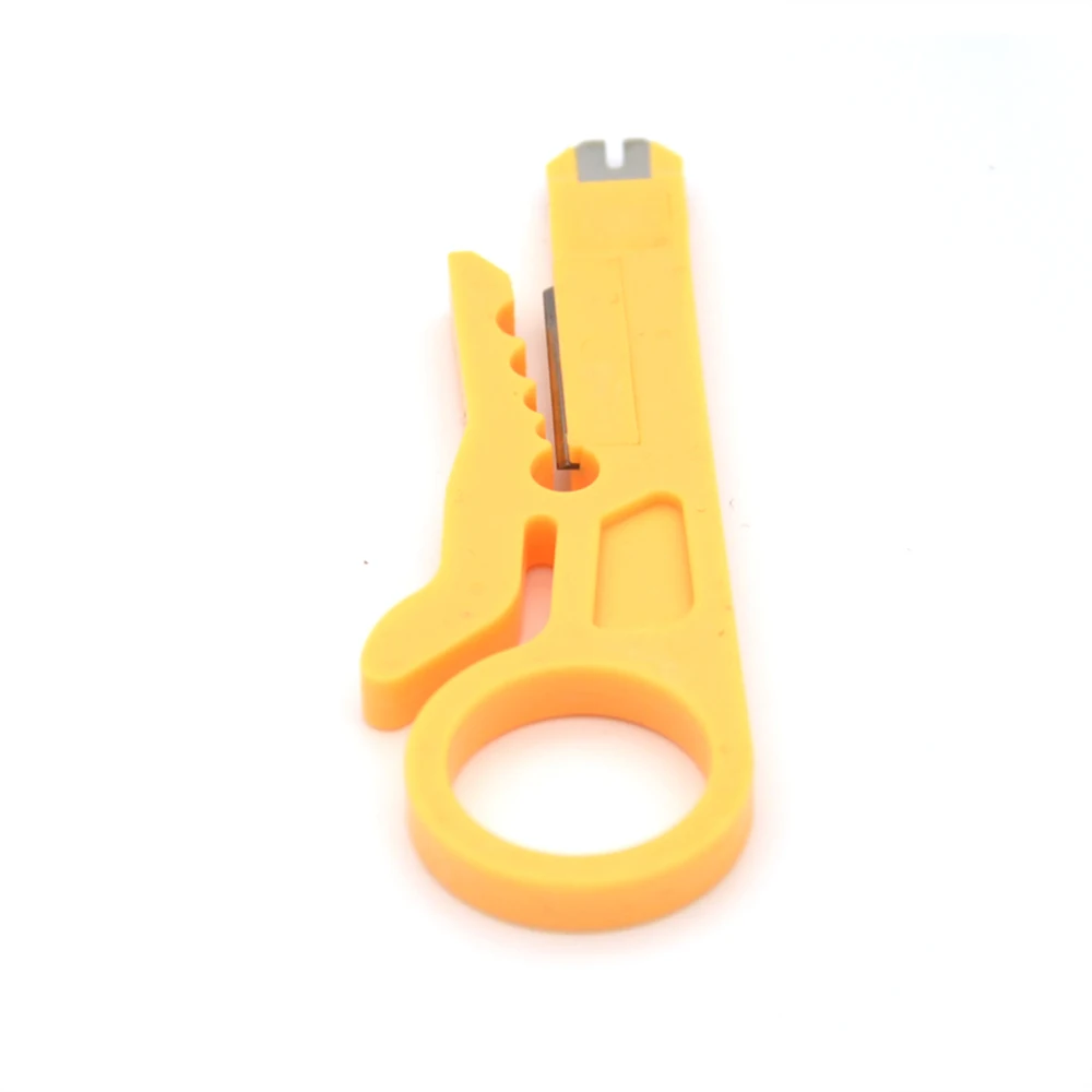 MT-8019 small yellow tool Hand Cable Stripper Mini Simple Wire Cutter Hardware insertion tool