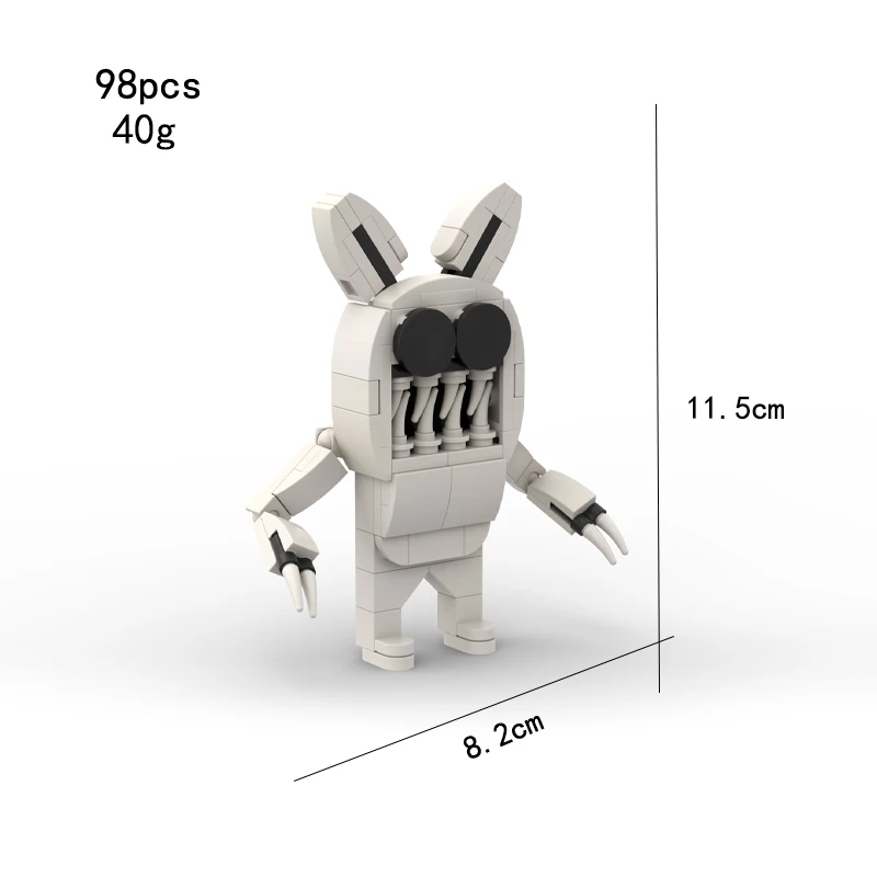 2024New Strange Zoo Building Blocks Anime Figures Mutated Animals Building Blocks Model Toys Gift Color Box Set