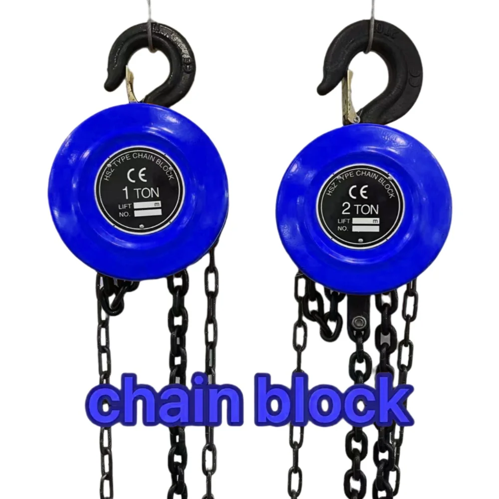 steel shell chain block hoist manual lifting tools hot sale 2 ton hoist crane