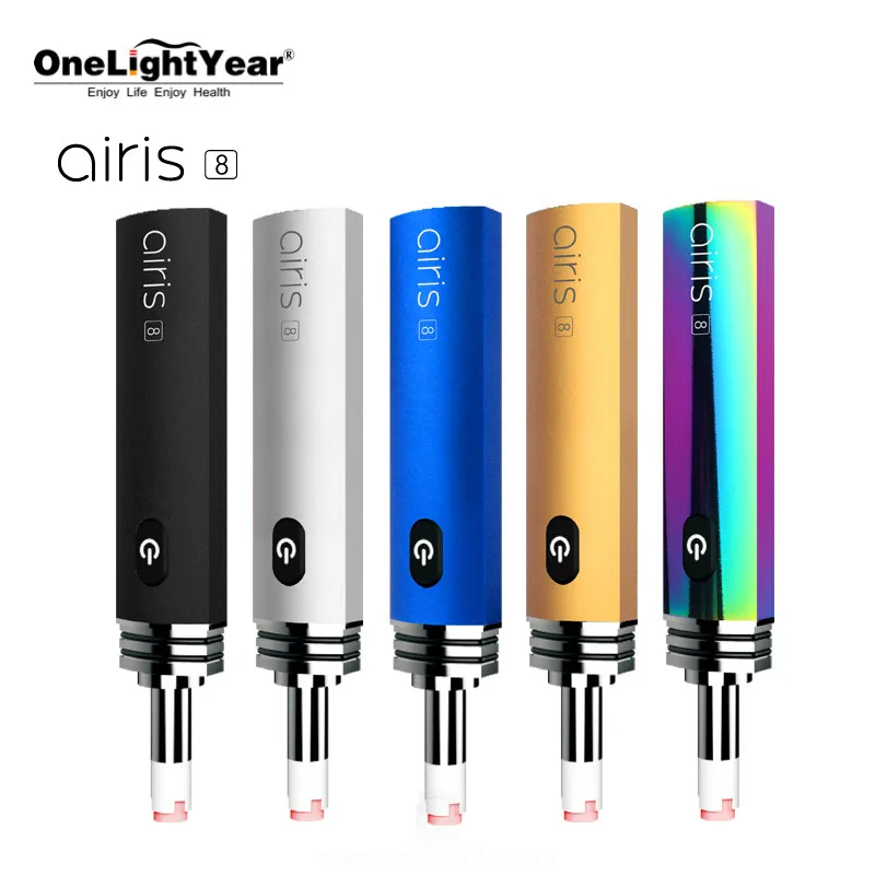 
High Quality Wax Vaporizer Airis 8 quaser headbanger Dual Quartz Heating Variable Voltage Wax Vape Pen from one light year 