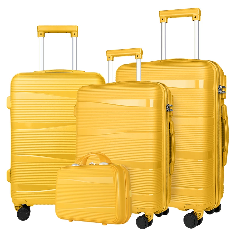 Bojun wholesale pp Carry-ons luggage set hard shell better quality Luggage Bag spinner wheel silent for travel