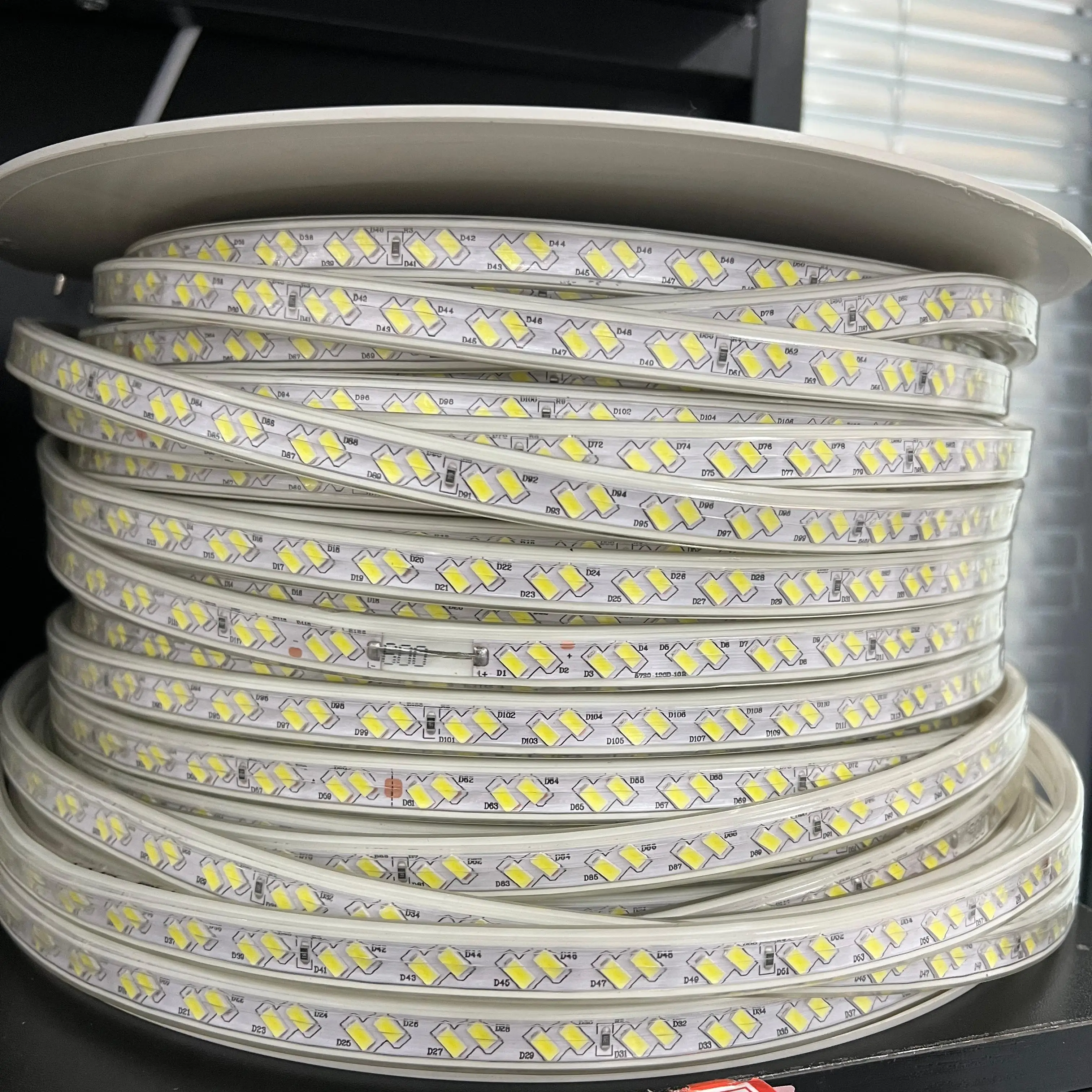 Strip led light smd 5730 120led per meter 220V High voltage light strip waterproof led light strips with drive