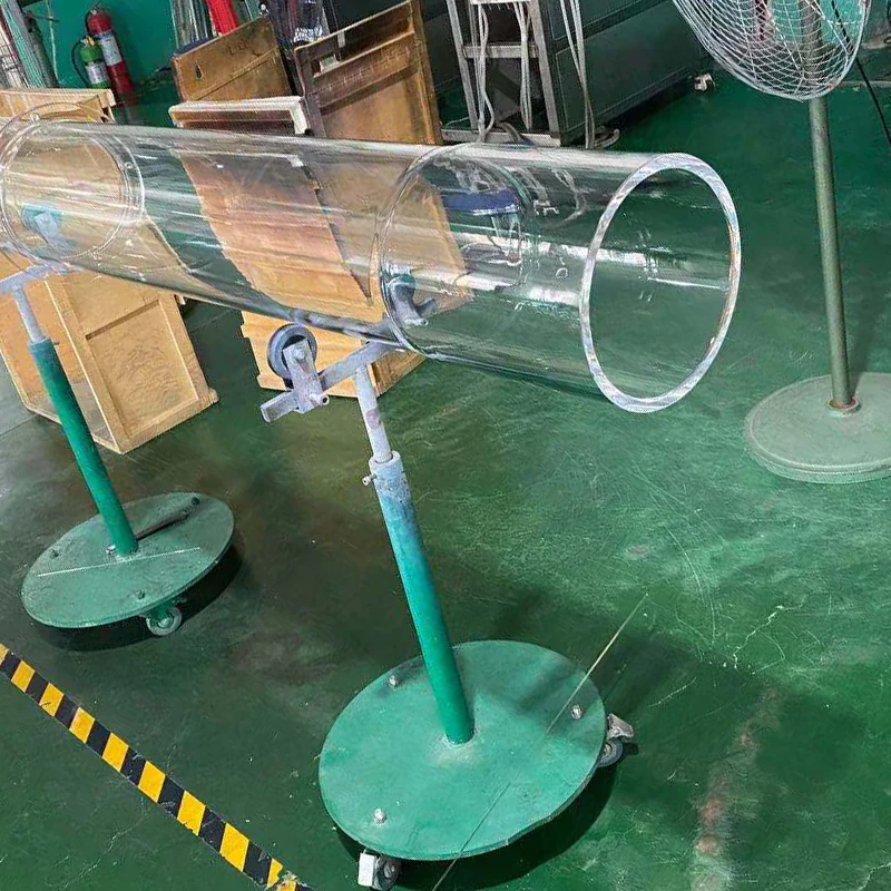 High purity clear quartz tube glass cylinder