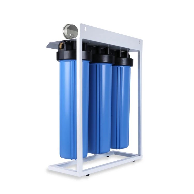 Complete 3-stage simple whole house  20 inch BIG blue  water filter  filtration system