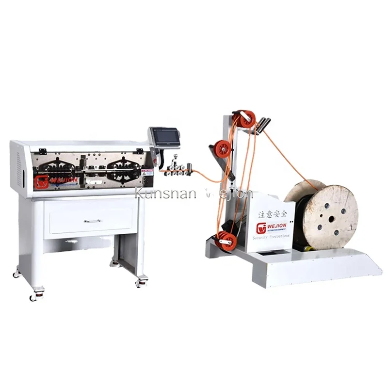 WEJION automatic large size 70mm2 wire cut strip heavy duty cable stripping cutting machine and cable striper