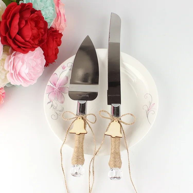 Exquisite Twine Bow Handle Stainless Steel Cake Tools Christmas Gifts Christmas Decorations