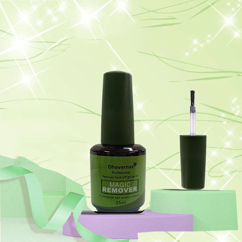 Gel Nail Polish Remover 15ml Magic Soak-off Powerful Fake Nail Remover Quick Easy Non-Irritating UV Art Nail Lacquer Remove Gel