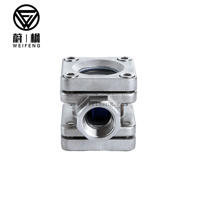 new product China 2021 visual fuel Impeller sight glass oil level water flow indicator