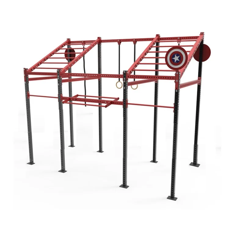 Custom Gym Equipment Power Rack Cage Squat Rack Rig combo racks pull up wall mounted Rig