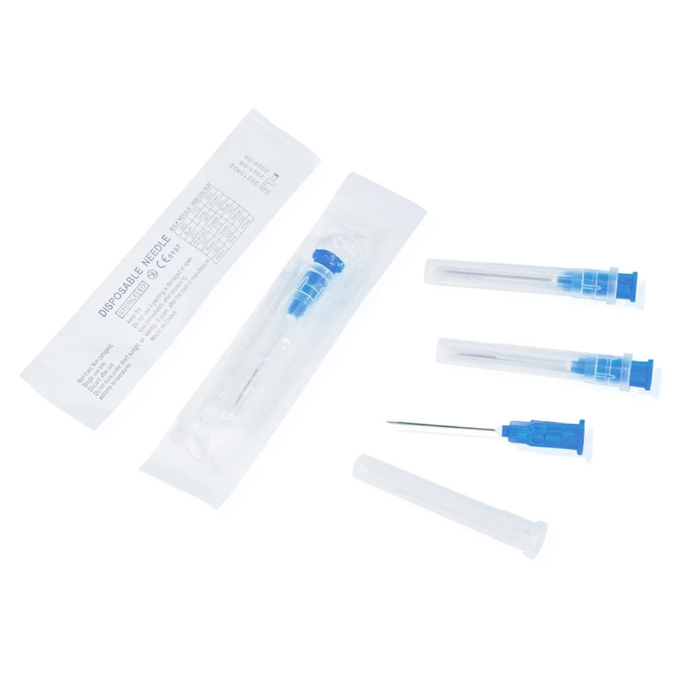 Hot Selling disposable 16g,18g,19g,20g,21g,22g,23g,24g,25g,26g,27g,28g,29g,30g syringe needles