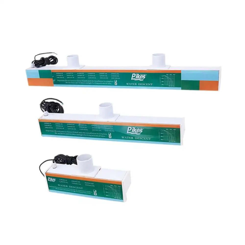 Exquisite Home garden Outdoor decorative Led light wall hanging waterfall sheer descent fountain pool waterfalls