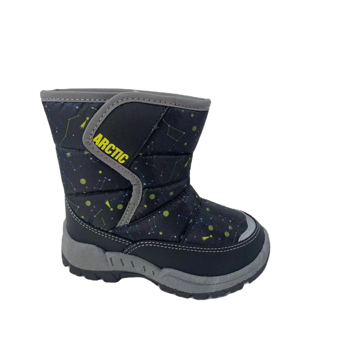 
Fashionable Women Snow Boots Customized Winter Warm Ankle Snow Shoes Faux Sheepskin Upper for kid 