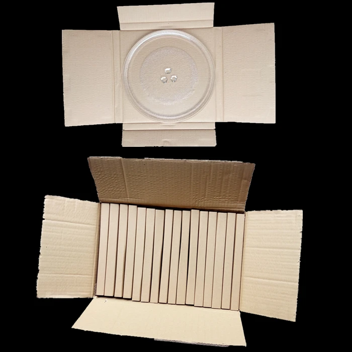 High Temperature resistance Borosilicate Glass Microwave Oven Parts Plate