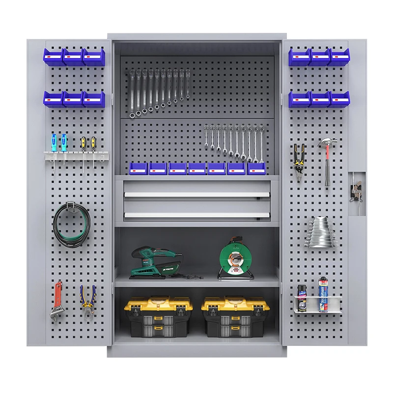 Custom Hanging Wall Steel Workbench Metal Cabinets Garage Storage Drawer Equipment Tool Box For Workshop