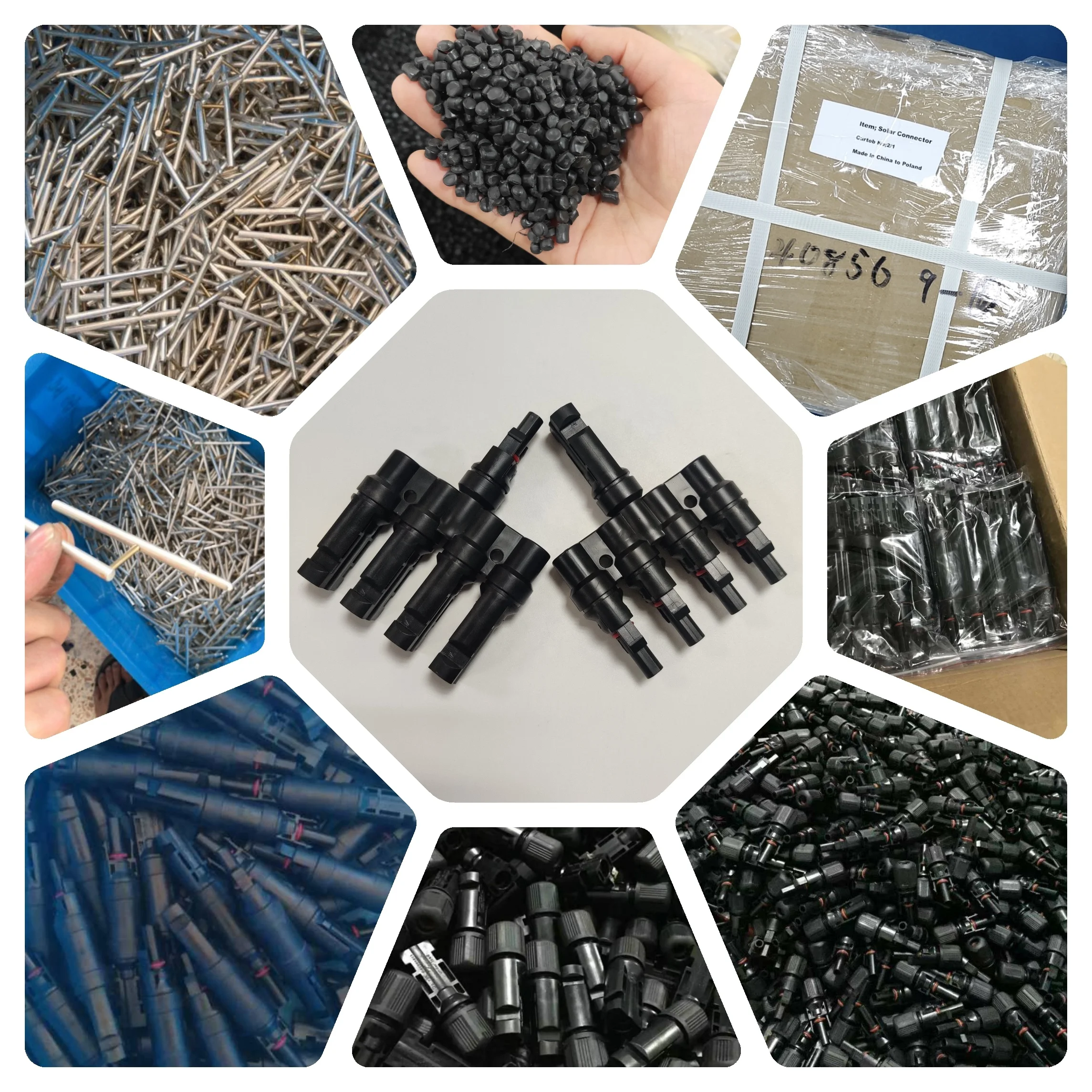 SunRo y branch solar connector PV 1000V 1500V waterproof  panel connector Solar cable parallel connector 3 to 1