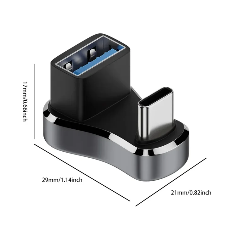 140W Type C Elbow Charging Adapter For Steam Deck 4K 60Hz 20/10Gbps Connector Charger Adapter for Mobile Phone IPad