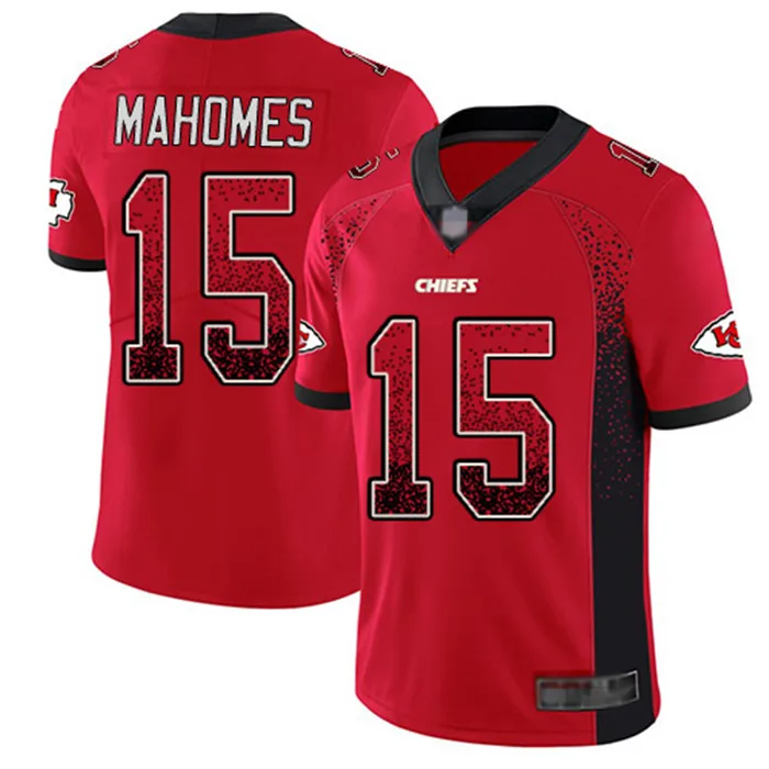 2022 High Quality Cheap Kansas City Stitched Shirts 15 Patrick Mahomes 10 Tyreek Hill 87 Travis Kelce American Football Jerseys