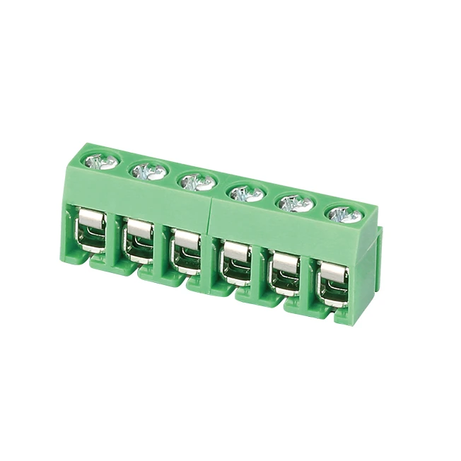 PCB screw terminal block GS006S-5.0mm 7.5mm pitch DG126V-5.0 manufacture  WJ126RV