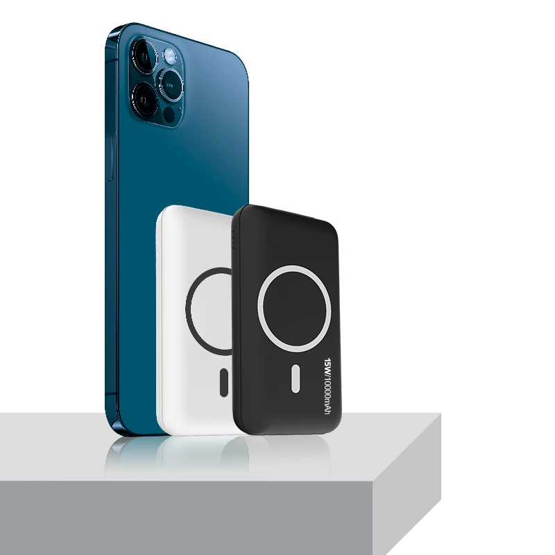 Самые лучшие продавая продукты 2021 в США Amazon Kc сотовый Qc30 15 Вт 10000Ma Smart Power Bank с магнитным аккумуляторная батарея для зарядки Ноута и сотового телефона Iphone