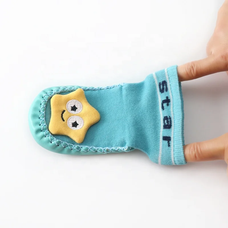 
2021 Wholesale Newborn Children Socks Cotton Baby Organic Ribbed Anti Slip 3D Animal Toddler Baby Socks 