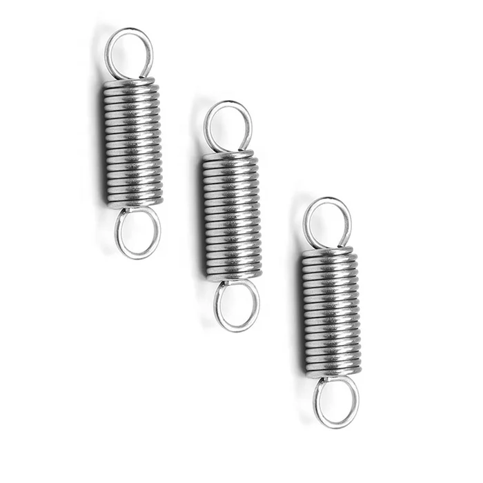 Factory Custom Spring Steel Coil High Extension Spiral Zinc Plating Galvanized Double Hook Constant Small Tension Springs