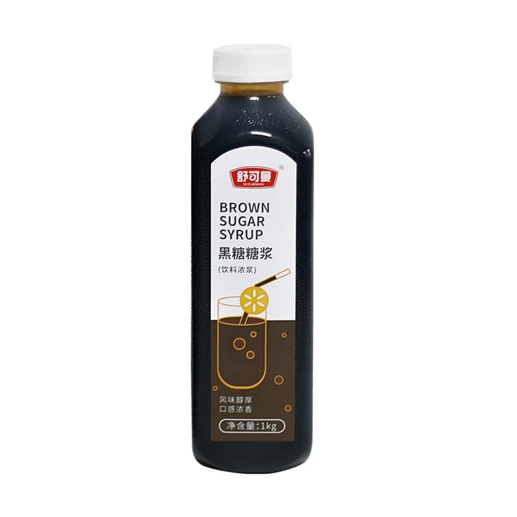 Brown Sugar Liquid Bulk Brown Natural Sugar Syrup For Bubble Tea