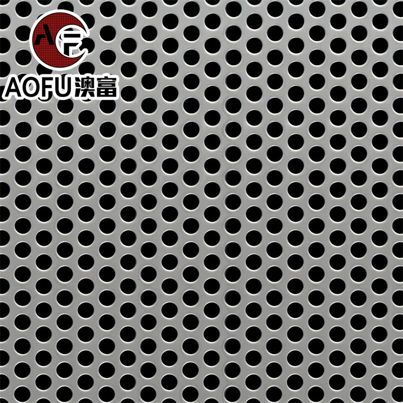 Customized Galvanized Perforated Weathering Resistant Punched Corten Filter Small Round Hexagonal Hole Metal Sheets