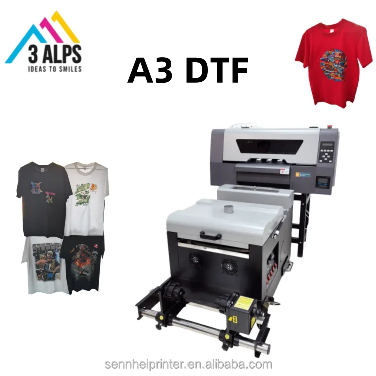 Китай 3ALPS цифровой A3 + 33 tx800 xp600 двойная головка a3 impresora dtf принтер машина для футболки с оптовой пожизненной гарантией