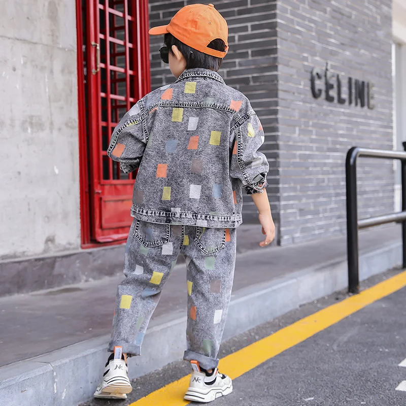 
DRXBNZ2007B415 Autumn New Arrival Children Clothing Set Hip Hop Kids Clothes Set Fashion Design Boys Clothing Set 