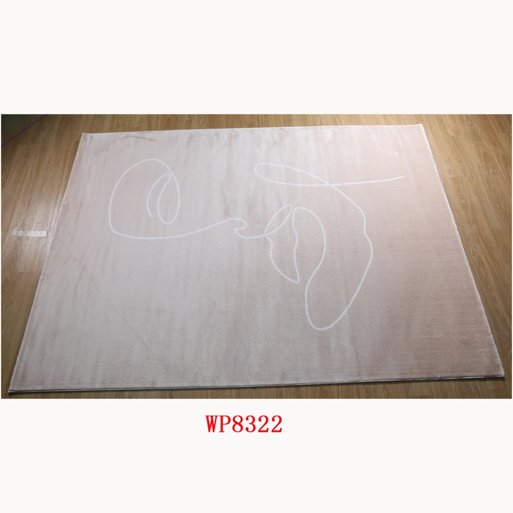 Wholesale polypropylene soft area rugs and carpets for living room