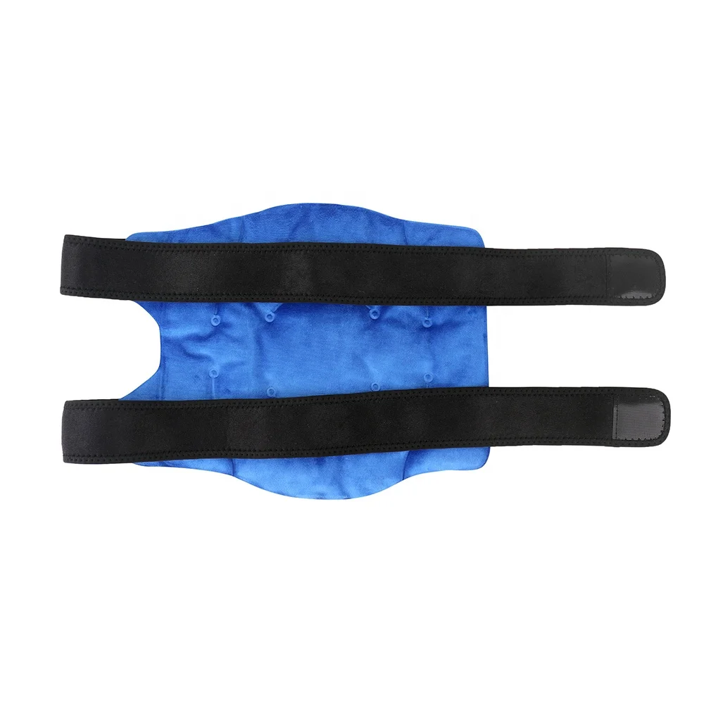 Knee Ice Pack Wrap Hot and Cold Gel Compression Brace Heat Support with Strap for Arthritis Pain