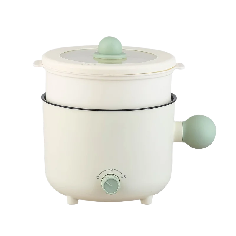 1.8L Portable Mini Electric Cooker Multifunctional Home Electric Cooking Pot With Non-stick Rice Cooker For Household Dormitory