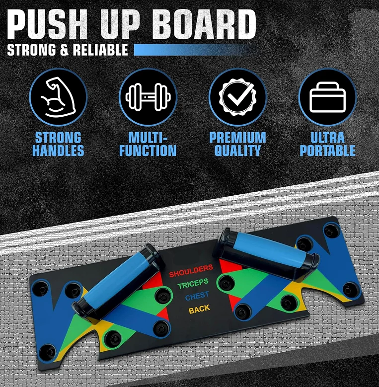 9 in 1 multi-functional push-up male fitness equipment home training chest muscle arm core muscle shape training board