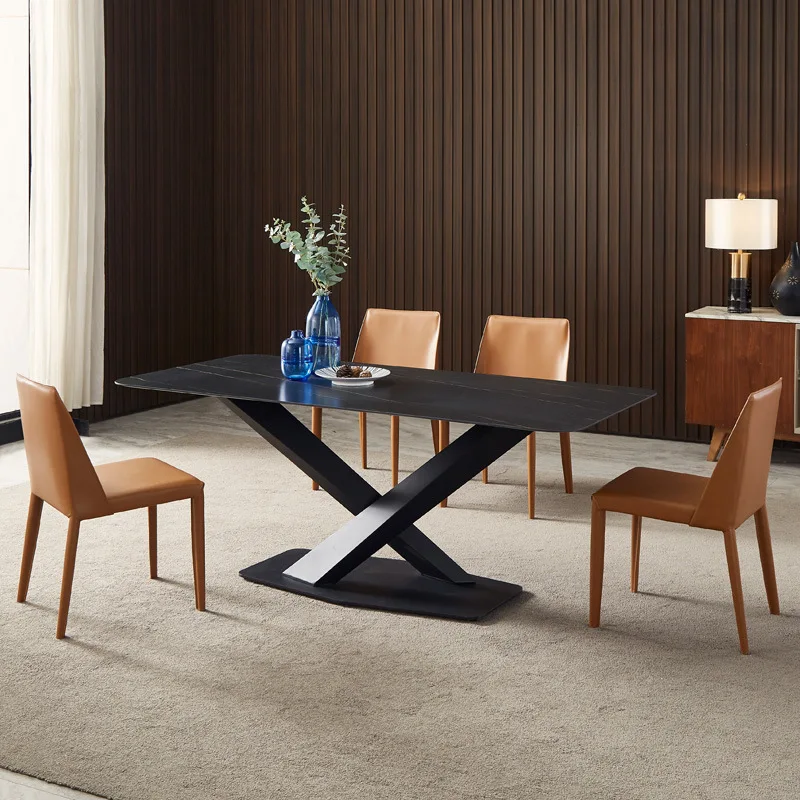 Factory Price Brushed Square Stainless Steel Coffee Bench Table Dining Table  Living Room Metal Furniture