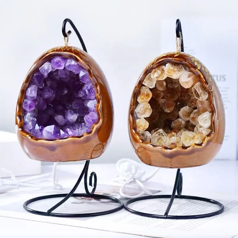 USB-лампа с яичным хрустальным камнем