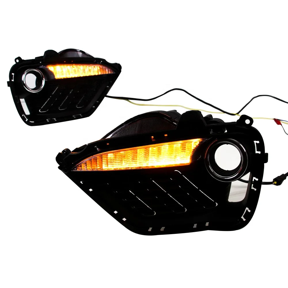 Replacement Strip DRL Daytime Running Light l For Kia  K2 For RIO 2016 - 2017  LED Front Bumper Headlight 363CY