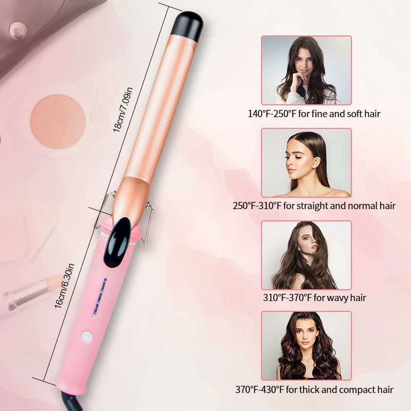 Wholesale Hair Curler Electric Hair Curler salon Curling Iron with clamp