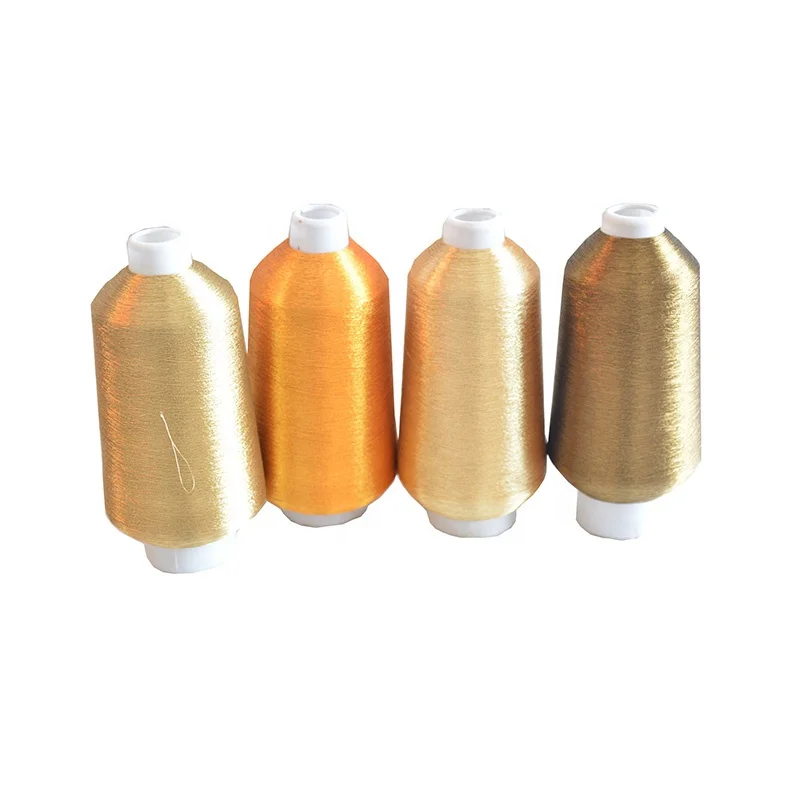 Popular Cheap ST Type Metallic Yarn  Lurex Yarn Zari Factory Directly Wholesale Pearl Transparent embroidery Polyester