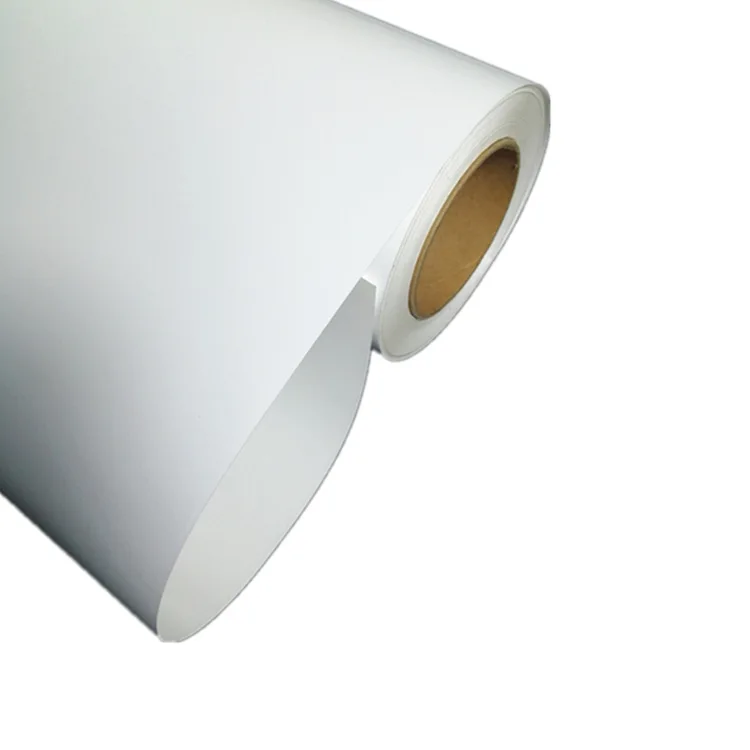 Pattern advertising printing materials solvent inkjet synthetic paper PP adhesive self-adhesive banner paper reel