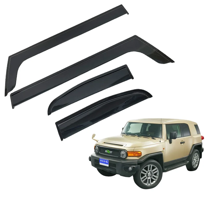 Weather shield rain guard for Toyota Land Cruiser FJ 2007-2017 sun rain shield door visor window vent deflector