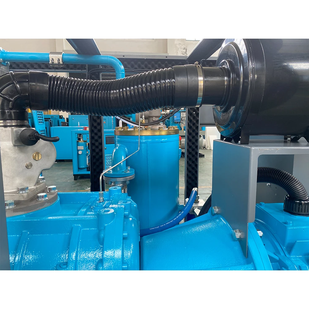 Direct Driven Electric Rotary Stationary Two Stage Inverter Screw Air Compressor 55kW