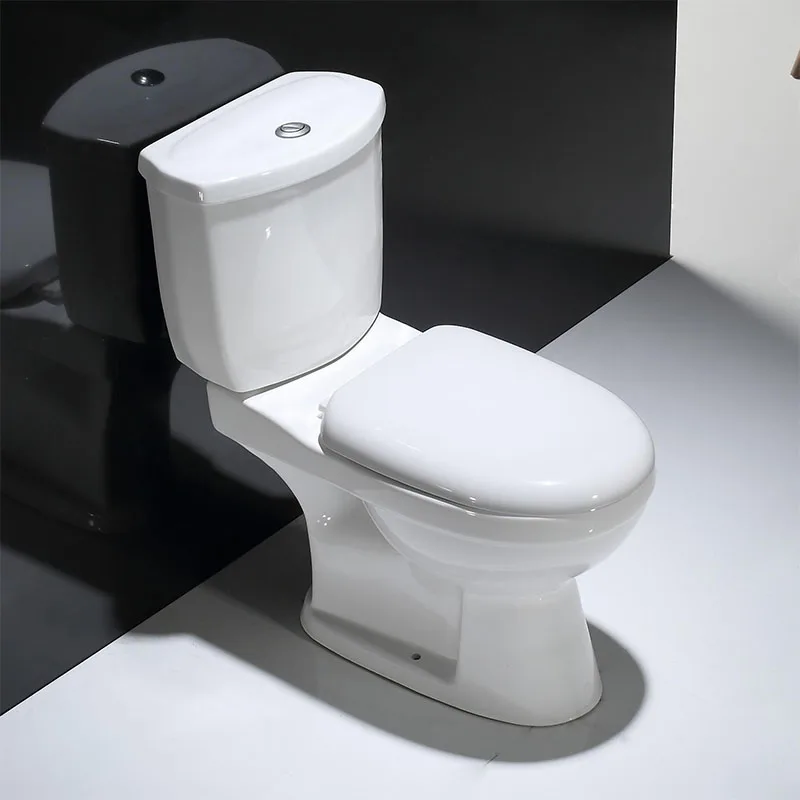 SAIRI Modern design cheap sanitary wares closetool ceramic two piece s trap Turkiye toilet wc